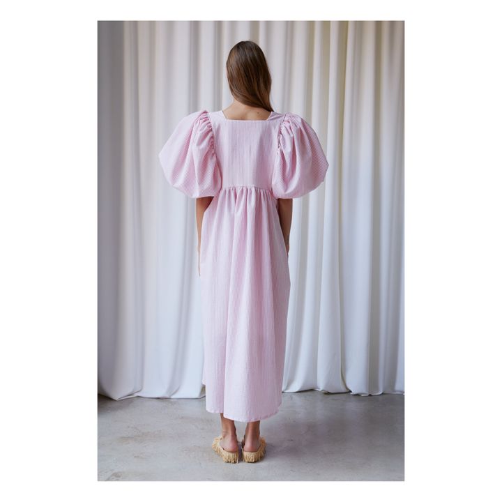 Peggy Ibiza Striped Dress | Rosa- Immagine del prodotto n°7