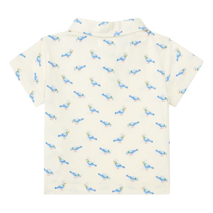 Pigeon Print Polo | Crudo- Imagen del producto n°4