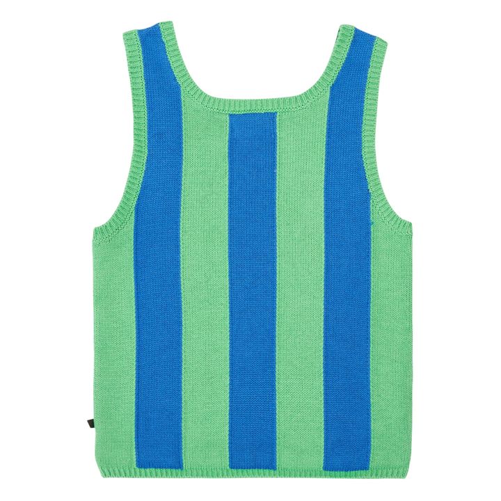 Camiseta de tirantes a rayas | Verde Menta- Imagen del producto n°1