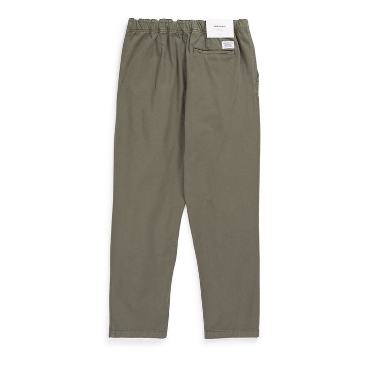 Pantalones elásticos Ezra Light | Marrón Kaki- Imagen del producto n°3