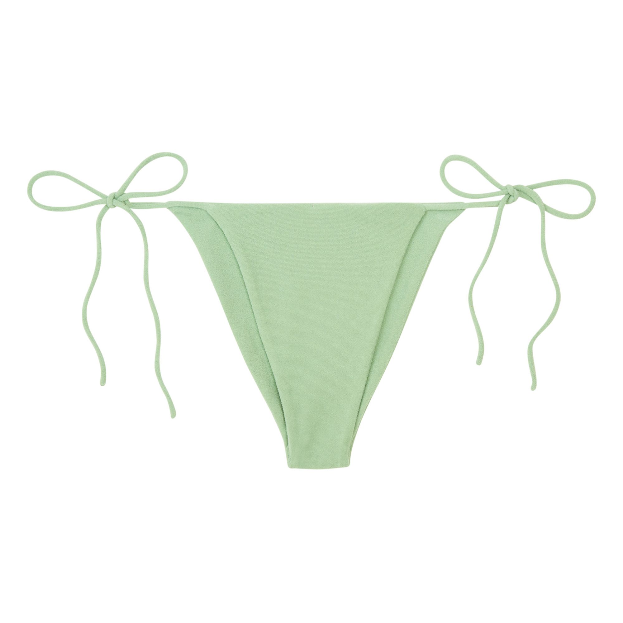 Aya Label Selene Bikini Bottoms Terry Pistachio Green Smallable