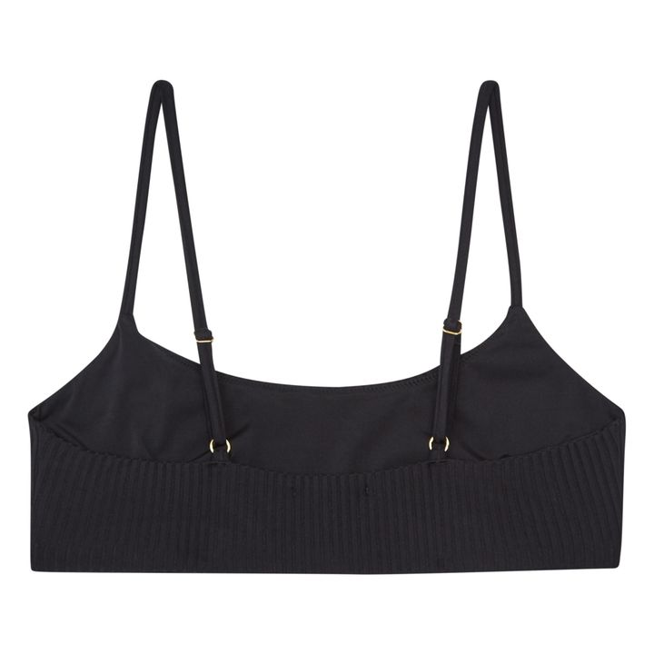 Albertine Alia Ribbed Bikini Top Black Smallable