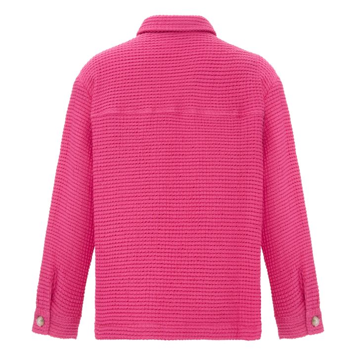 Veste Bonnie Nid d'Abeille | Rose fuschia- Image produit n°4