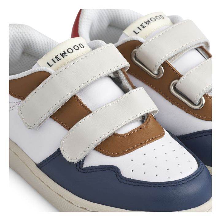 Scarpe da ginnastica Drew in pelle | Blu marino- Immagine del prodotto n°3