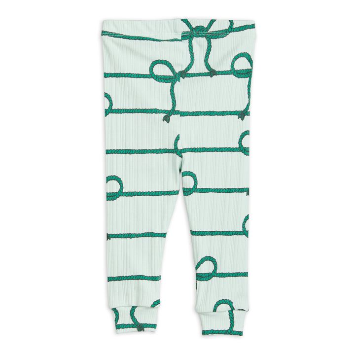 Legging Baby Coton Bio Nœud | Vert- Image produit n°2