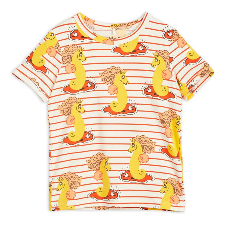 T-Shirt Coton Bio Unicorn Seahorse | Rouge- Image produit n°0