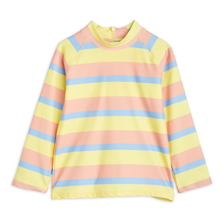Camiseta Anti-UV a rayas Pastel | Rosa- Imagen del producto n°0
