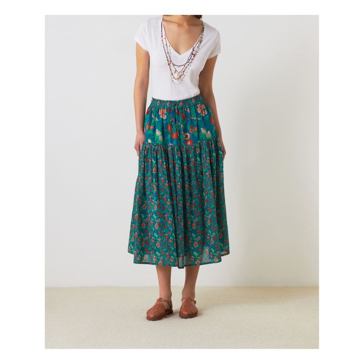 Jupe Jeannot Gipsy Coton Bio | Vert- Image produit n°1
