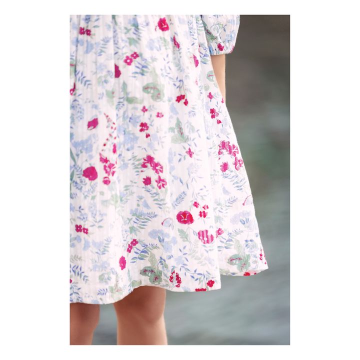 Abito fiori | Ecru- Immagine del prodotto n°3