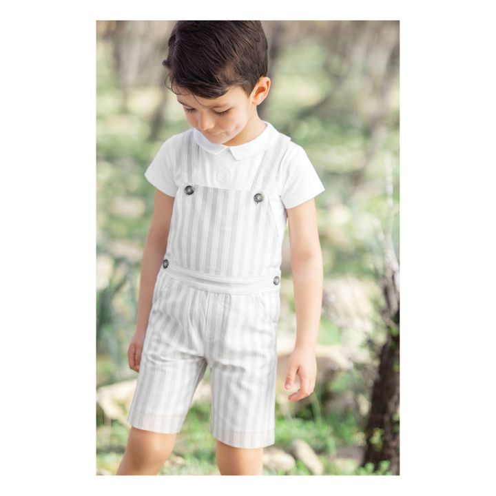Body de algodón y lino | Blanco- Imagen del producto n°1