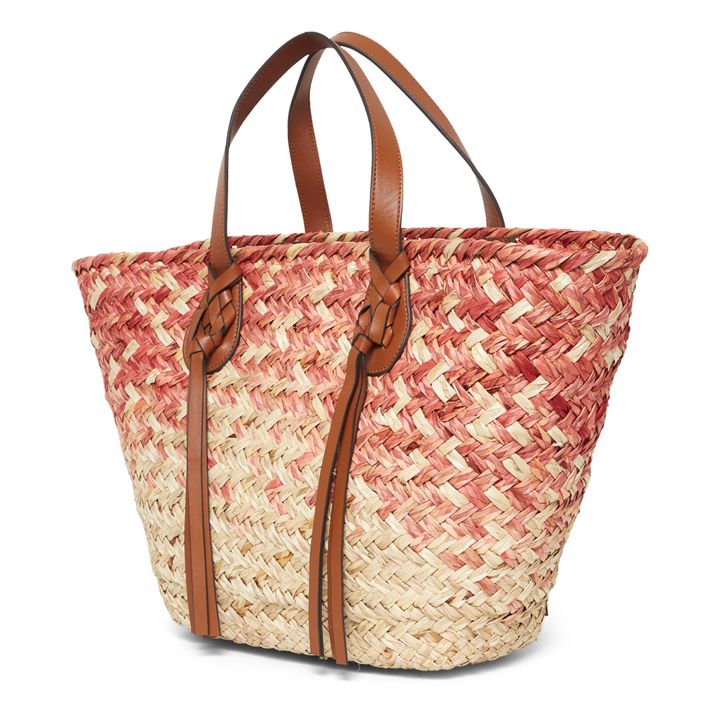 Bolso de rafia Daphne | Terracotta- Imagen del producto n°2