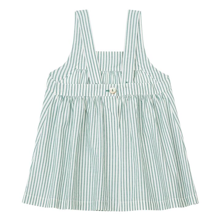 Striped Strappy Top | Verde- Immagine del prodotto n°1