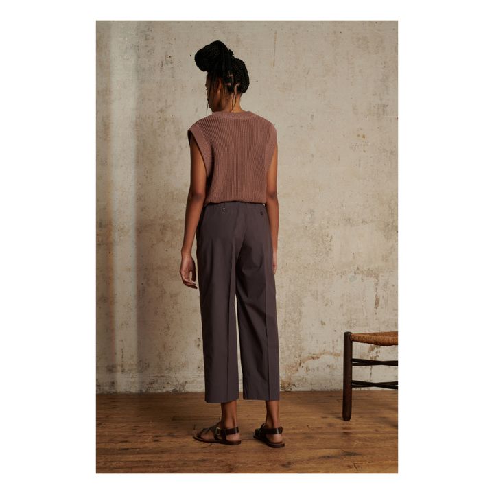 Pax Sleeveless Sweater | Palissandro- Immagine del prodotto n°3