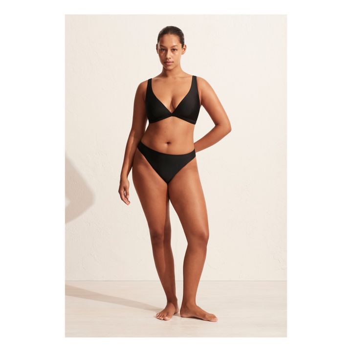 Top bikini, modello: Plunge | Nero- Immagine del prodotto n°4