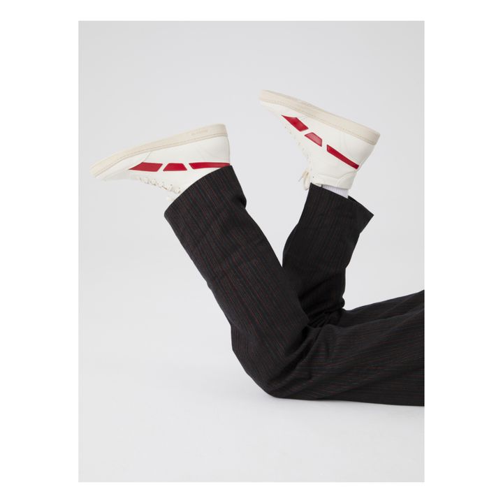 Scarpe da ginnastica alte, modello: '89 Vegan | Rosso- Immagine del prodotto n°4