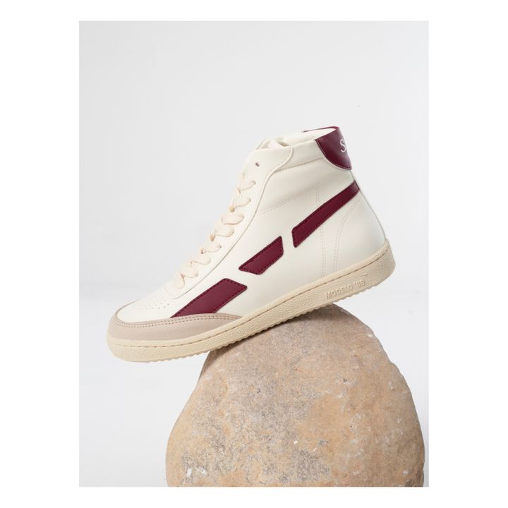 Scarpe da ginnastica alte, modello: '89 Vegan | Bordeaux- Immagine del prodotto n°1