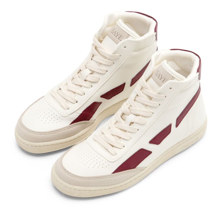 Scarpe da ginnastica alte, modello: '89 Vegan | Bordeaux- Immagine del prodotto n°6