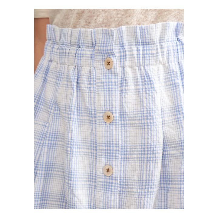 April Check Skirt - Women's Collection | Blu- Immagine del prodotto n°5