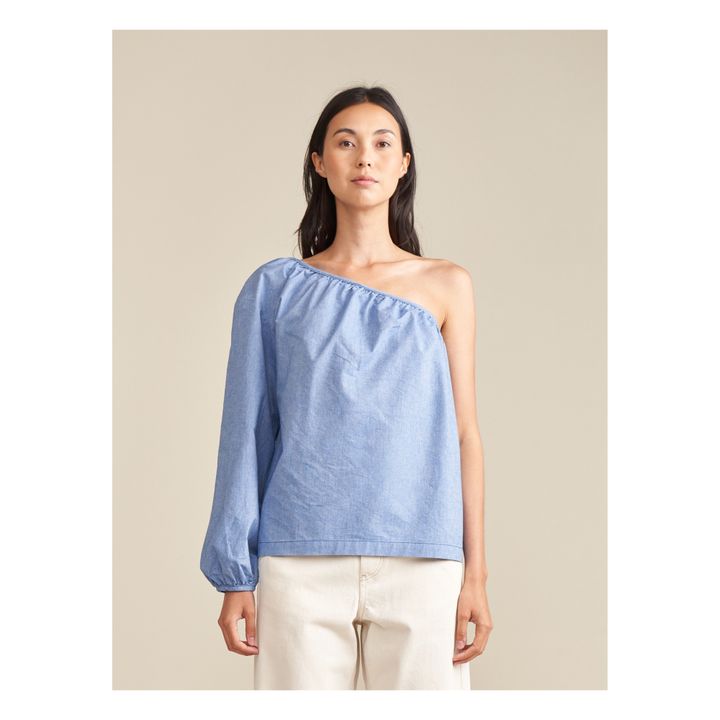 Solo Organic Cotton Top - Women’s Collection | Blau- Produktbild Nr. 2