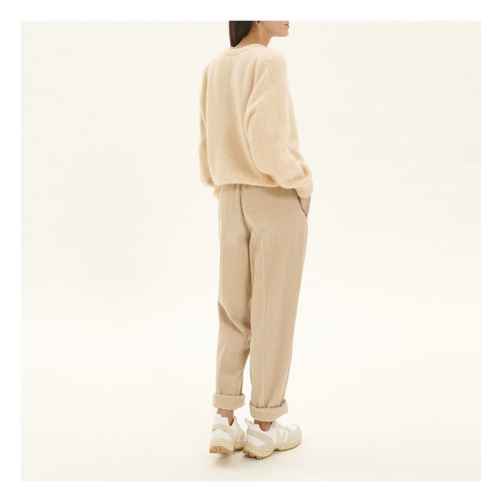 Zabidoo Mohair Gilet | Beige chiné- Imagen del producto n°2