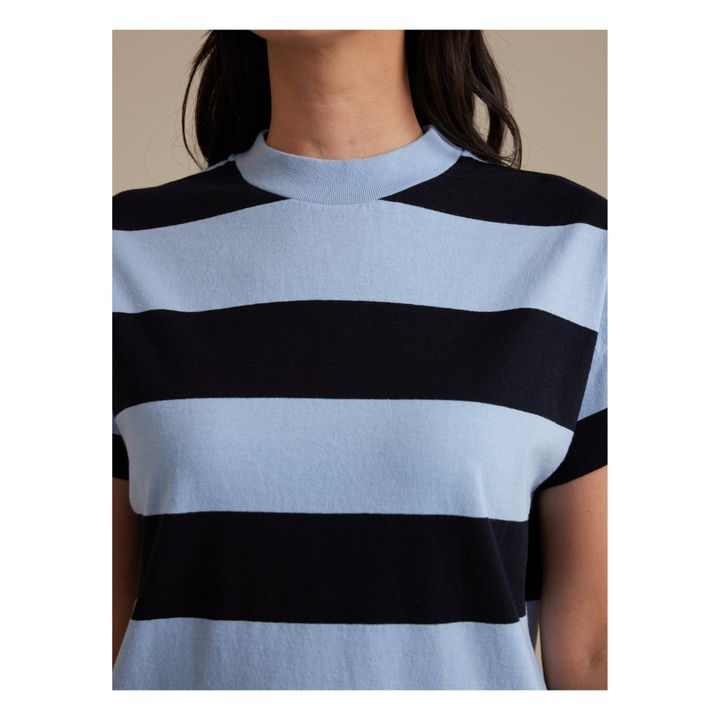 Vogue Striped T-shirt - Women’s Collection | Blu- Immagine del prodotto n°5