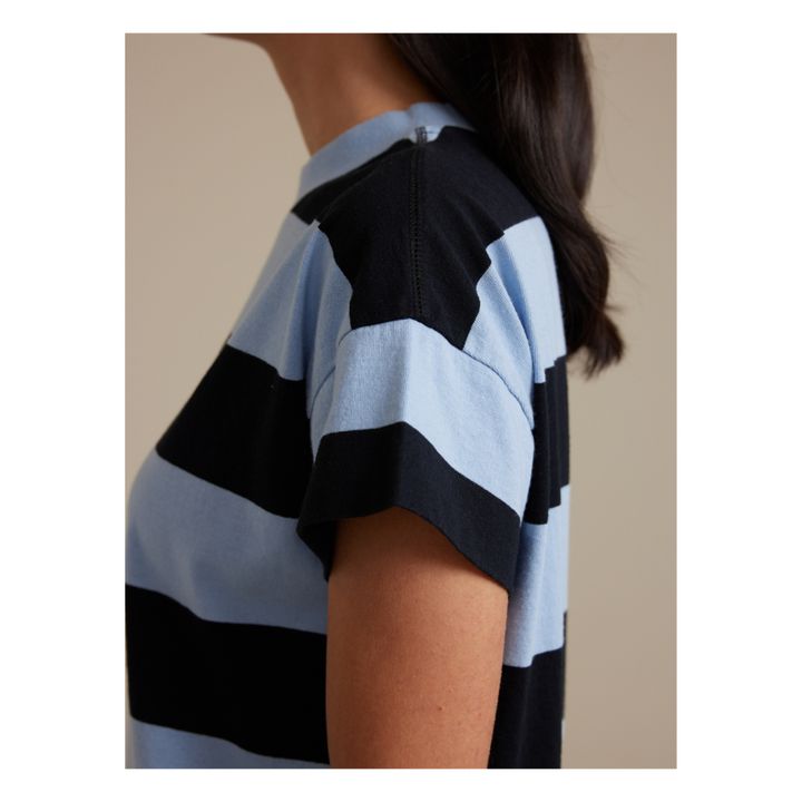 Vogue Striped T-shirt - Women’s Collection | Blu- Immagine del prodotto n°6