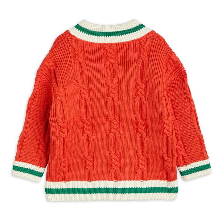 Jersey de algodón orgánico Pelícano | Rojo- Imagen del producto n°4