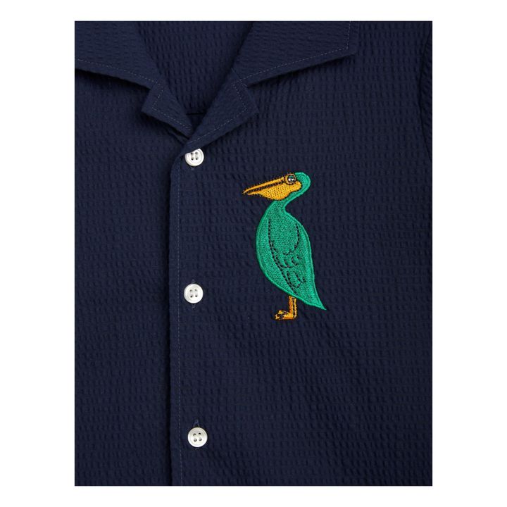 Hemd aus gewebter Bio-Baumwolle Pelikan | Navy- Produktbild Nr. 2
