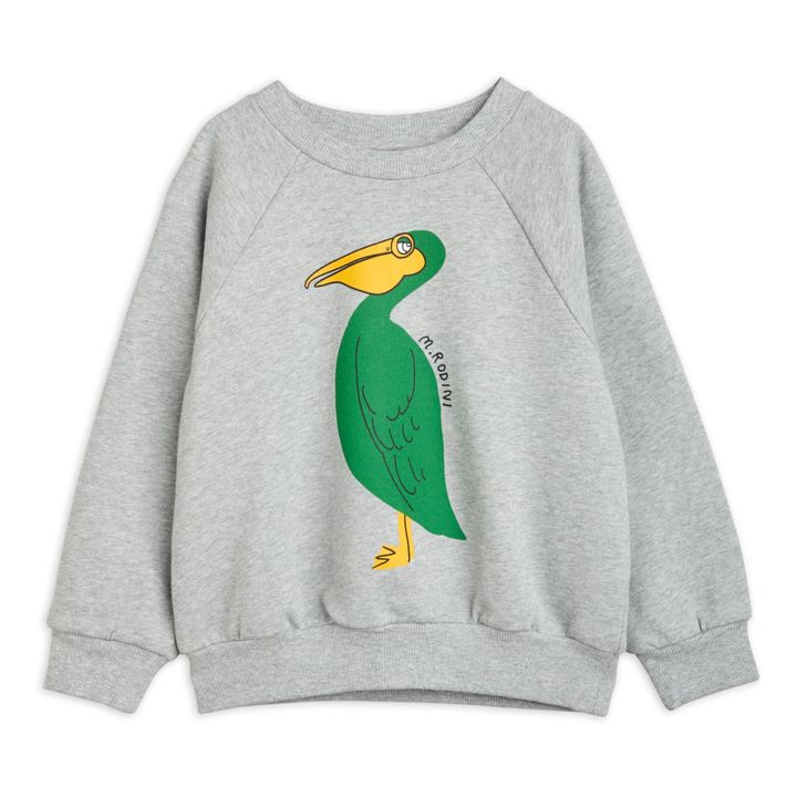 Pelican Organic Cotton Sweatshirt | Gris Jaspeado- Imagen del producto n°0