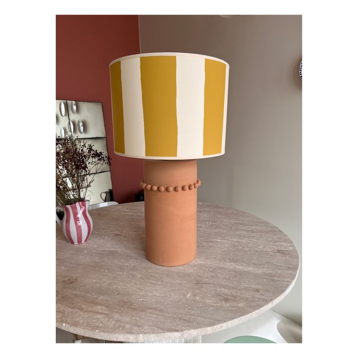 Lampe à poser Giselda en terre cuite | Ocre- Image produit n°2