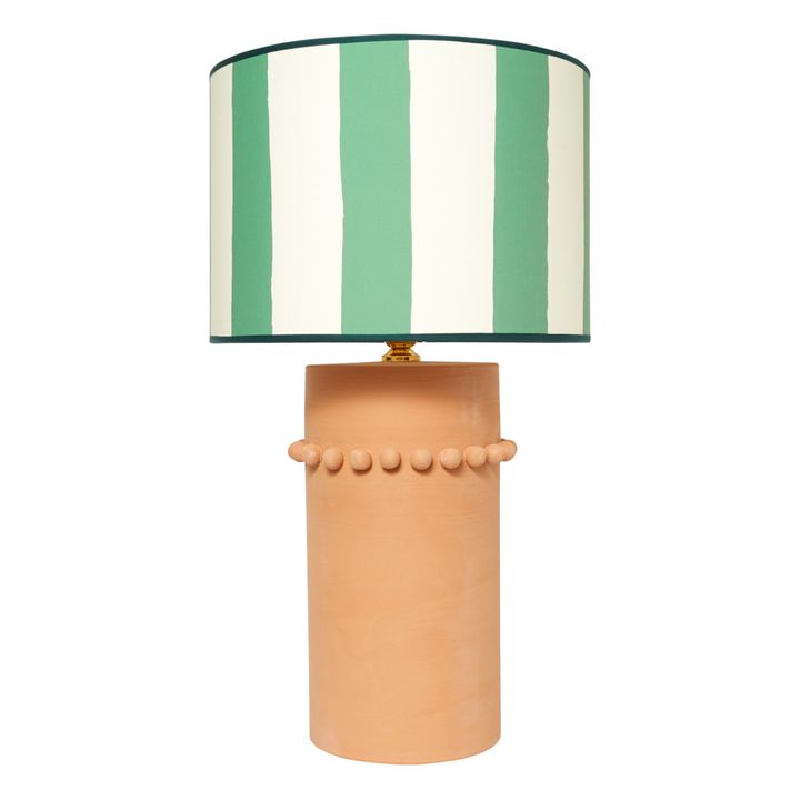Lampada da terra, modello: Giselda, in terracotta | Verde- Immagine del prodotto n°0