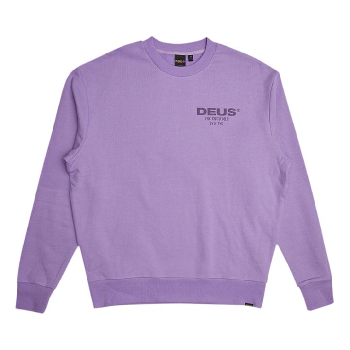 Sudadera Big Time Crew | Violeta- Imagen del producto n°6