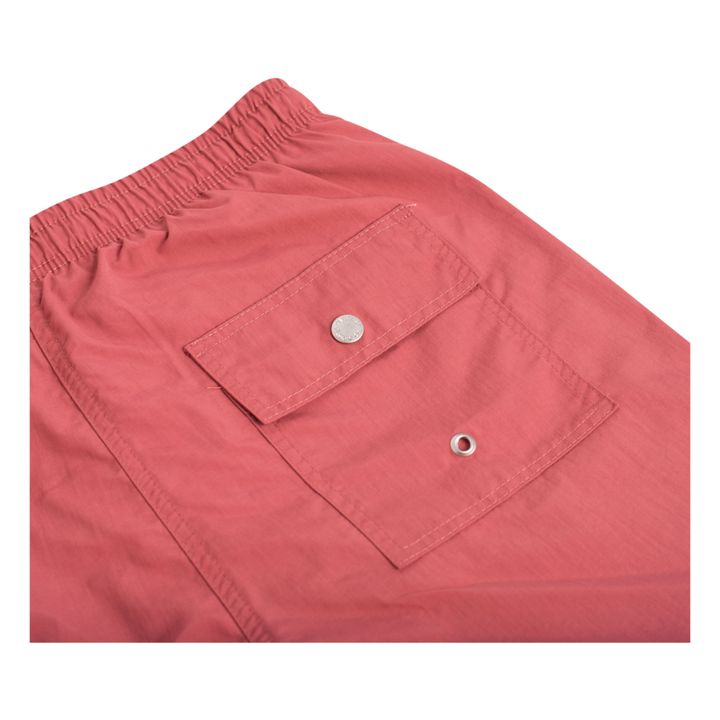 Badeshorts Unifarben Recycelt | Rot- Produktbild Nr. 3