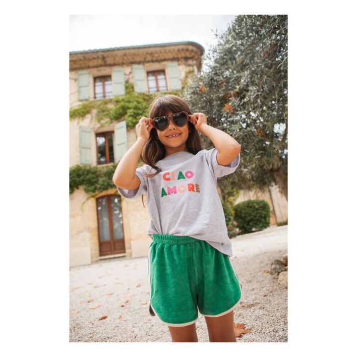 Short Eponge Fauve | Vert- Image produit n°1