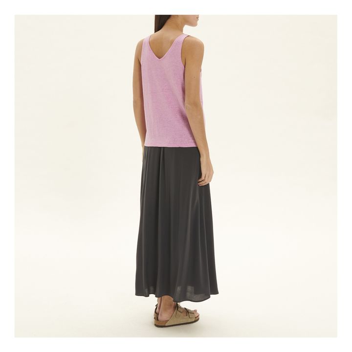 Camiseta de tirantes de lino Topimi | Rosa- Imagen del producto n°2