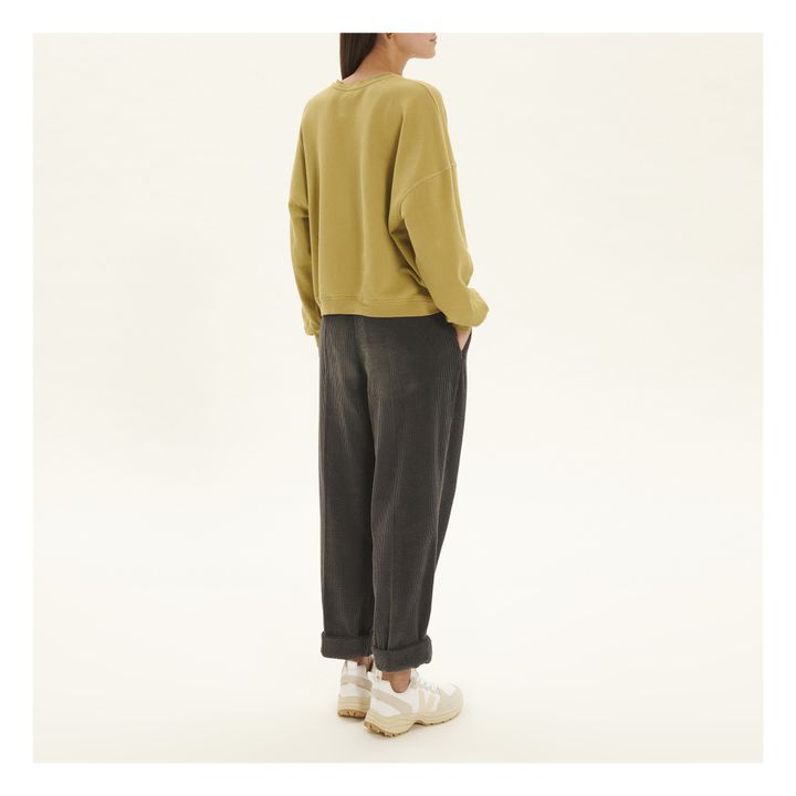 Padow Corduroy Pants | Grigio scuro- Immagine del prodotto n°2