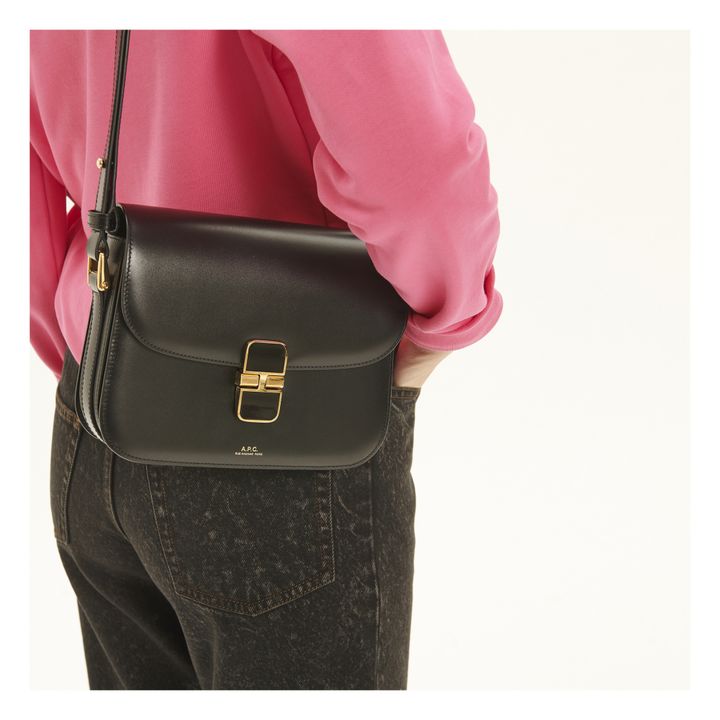Borsa Grace Small in pelle liscia | Nero- Immagine del prodotto n°2