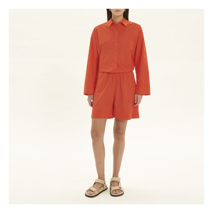 Siona Organic Cotton Shorts | Corail Orange- Produktbild Nr. 1