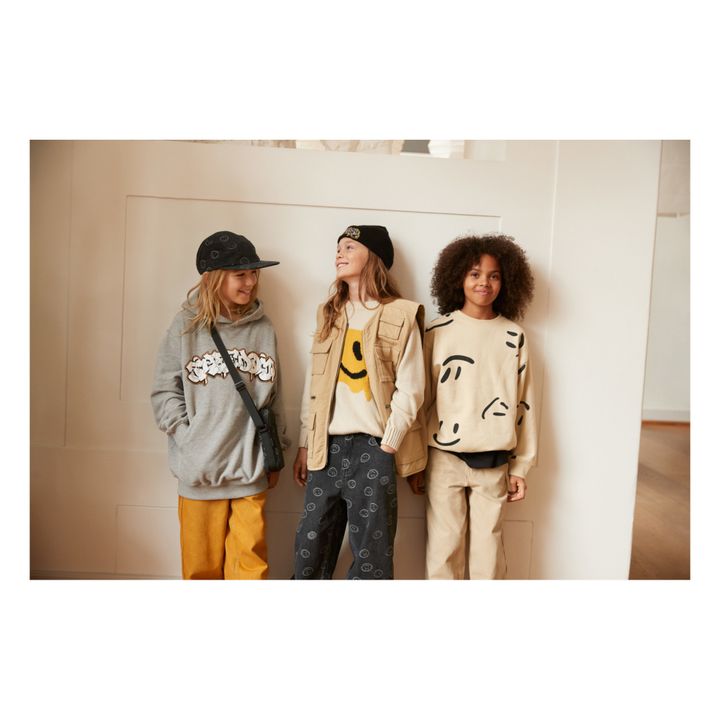 Big Smiles Monti organic cotton sweatshirt | Ecru- Product image n°3