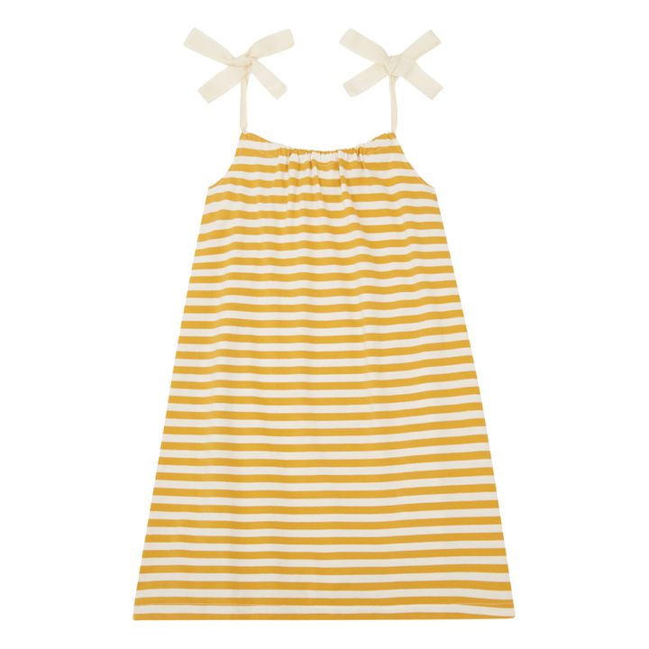 Strappy Striped Dress | Amarillo- Imagen del producto n°1