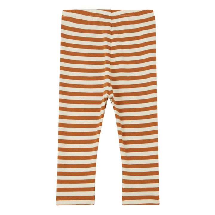 Leggings Gestreift | Rostfarben- Produktbild Nr. 1