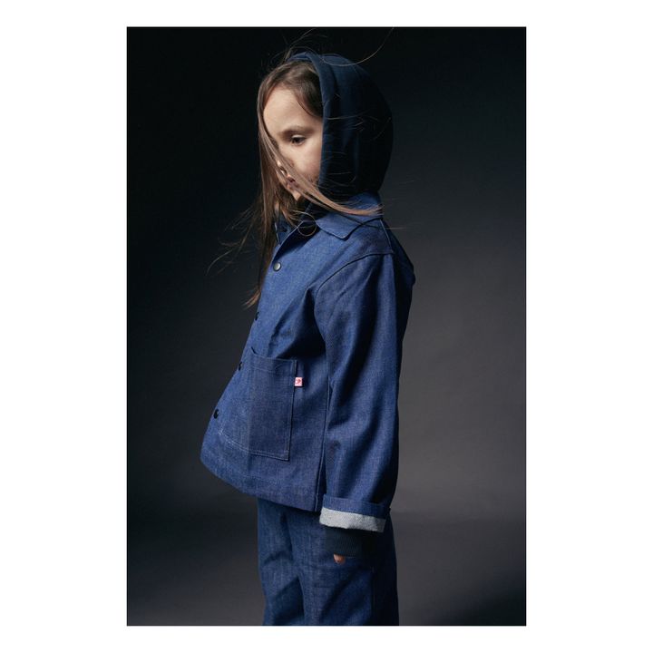 Chaqueta vaquera de algodón orgánico | Azul- Imagen del producto n°1