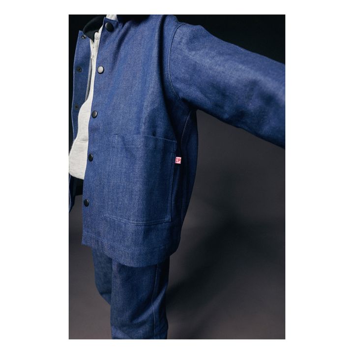 Chaqueta vaquera de algodón orgánico | Azul- Imagen del producto n°2