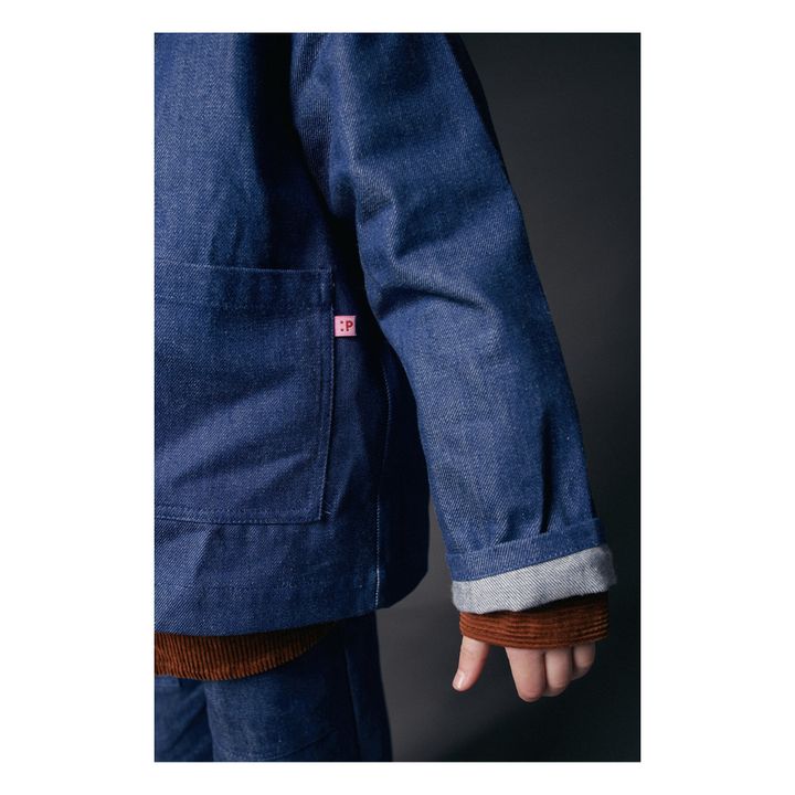 Chaqueta vaquera de algodón orgánico | Azul- Imagen del producto n°5