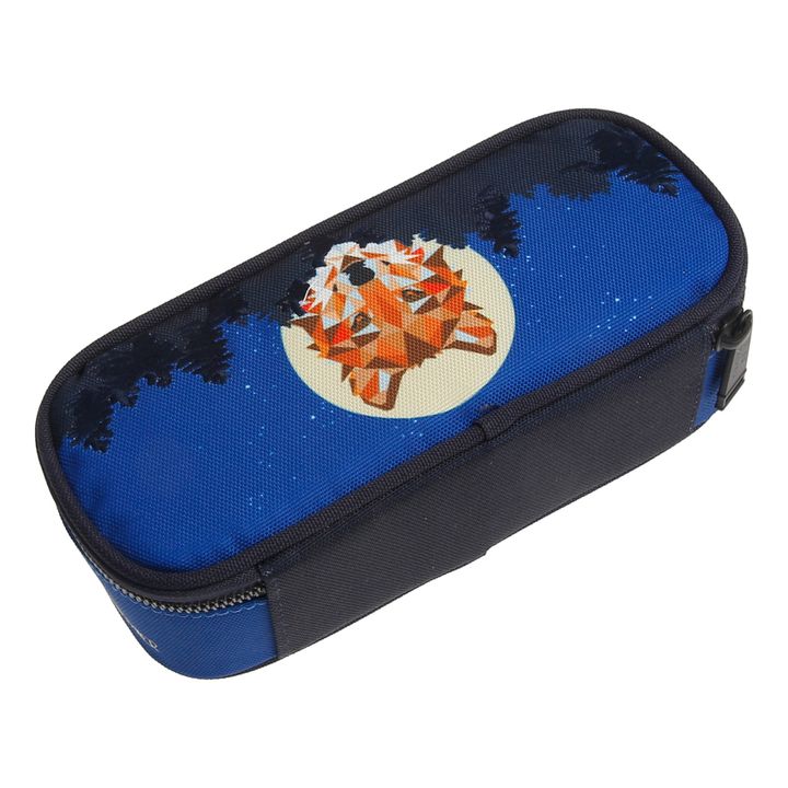 Wolf Pencil Case | Blu elettrico- Immagine del prodotto n°1