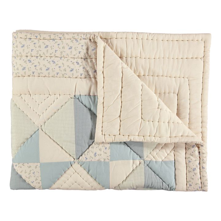 Manta patchwork Bella | Azul- Imagen del producto n°4