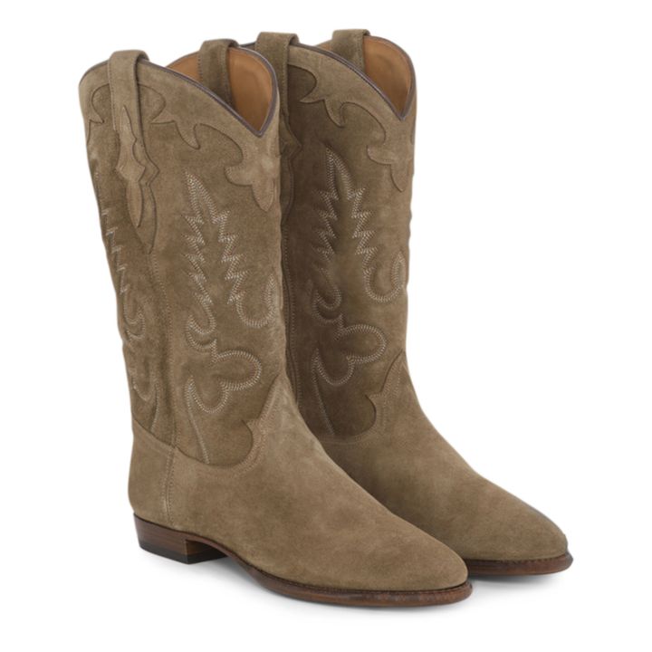 Stiefel Midnight Wildleder | Beige- Produktbild Nr. 1