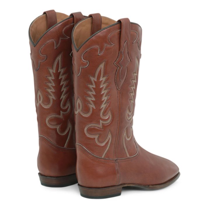 Stiefel Midnight Leder | Cognac-Farbe- Produktbild Nr. 6