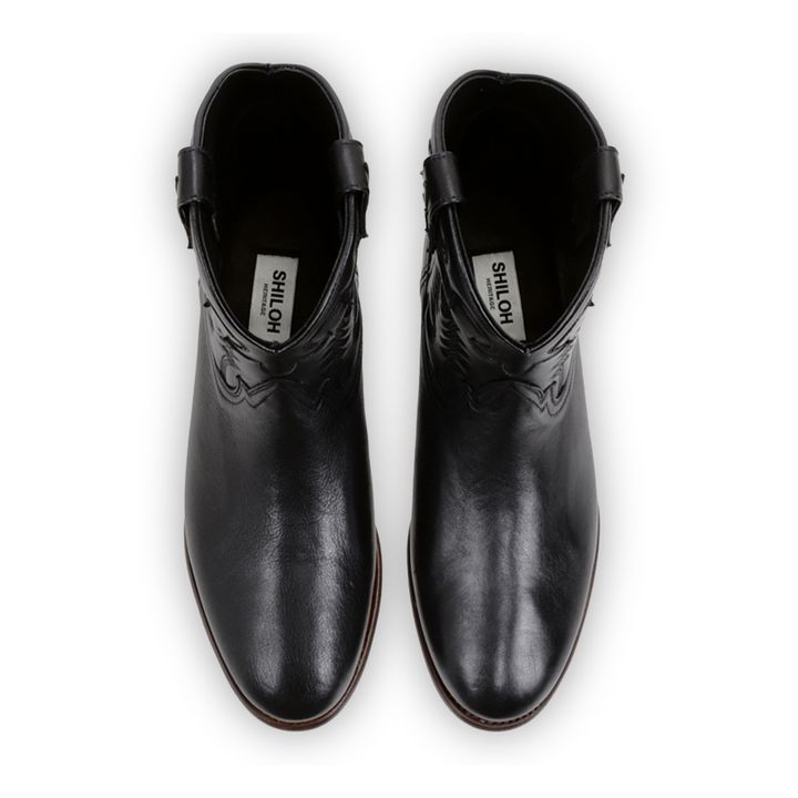 Boots Early Midnight Cuir | Negro- Imagen del producto n°2