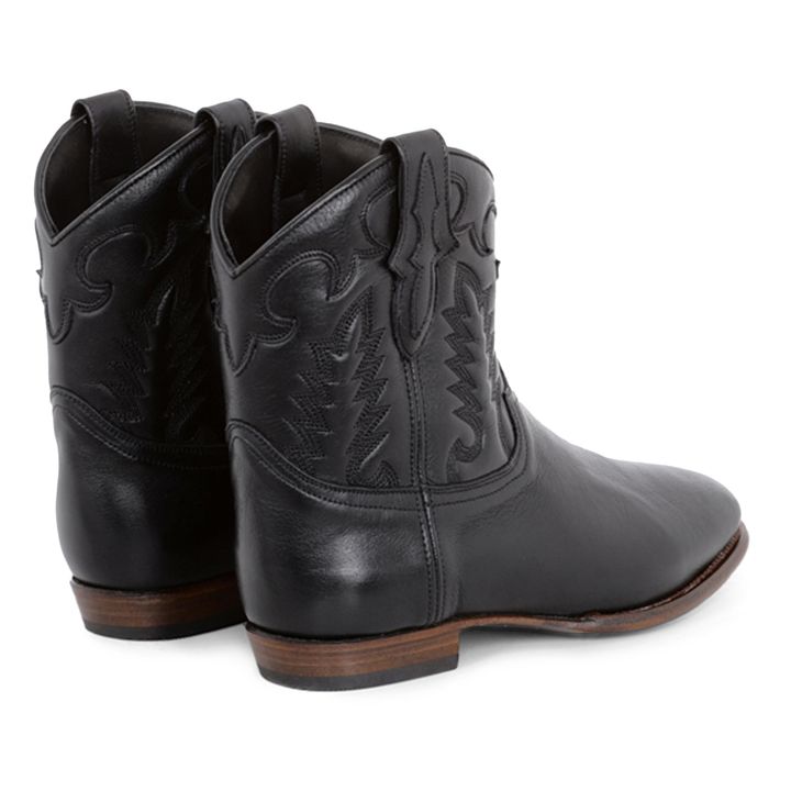 Boots Early Midnight Cuir | Negro- Imagen del producto n°6